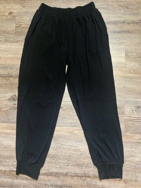 White birch Ribbed Joggers